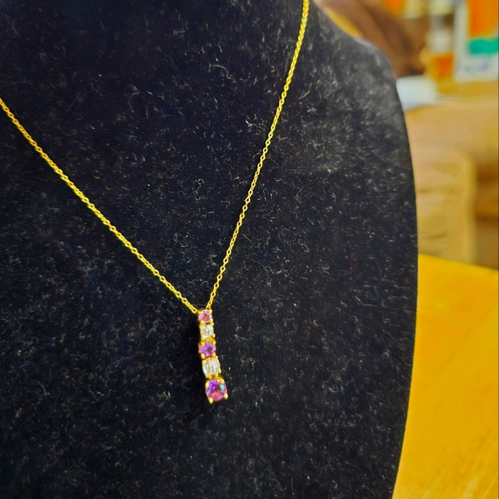 18kt gold over Sterling silver necklace